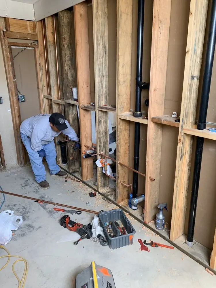 Commercial rough-in plumbing for Commercial Plumbing in Osceola